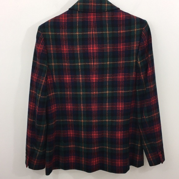 Vintage Pendleton plaid Tartan wool Blazer - Picture 3 of 8